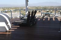 Second floor with large patio area